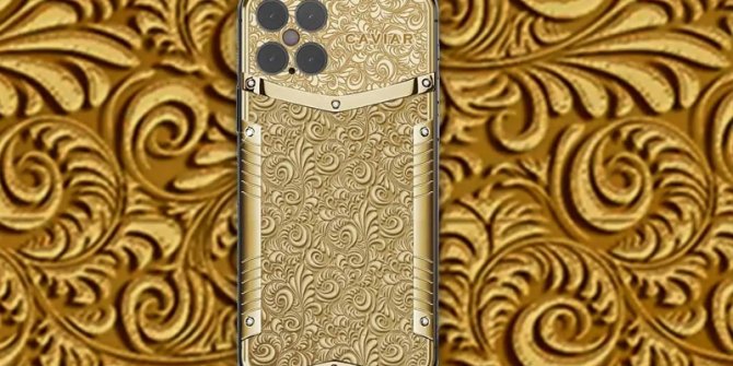 Altın kaplamalı iPhone 12 Pro; Bir ev parası!